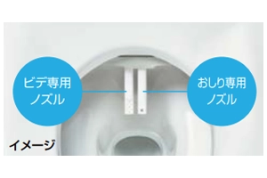 シャワートイレ「PA・PBシリーズ」 ビデ専用ノズル