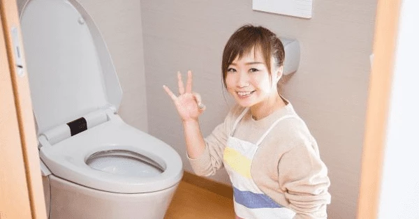 清潔なタンクレストイレイメージ