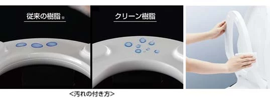 クリーン便座（つなぎ目なし）