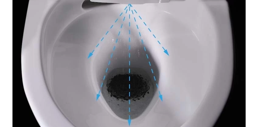 便器鉢内にミストを噴出！