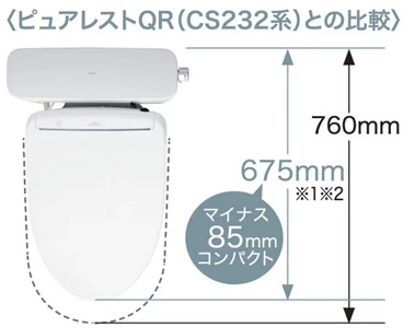 ゆとりあるトイレ空間