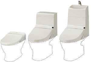 Toto ウォシュレット一体型取替機能部 通販 卸価格 トイレ 取替機能部の交換ならプロストア ダイレクト