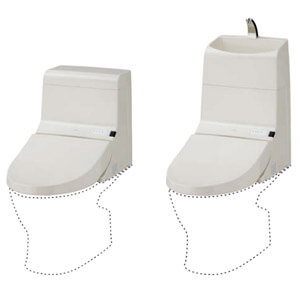 ウォシュレット一体形便器用取替機能部 通販(卸価格)|トイレ 取替機能 