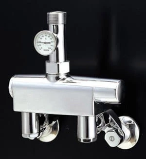 連立シャワー用中形･大形サーモスタット(パブリック向け浴室用水栓金具)
