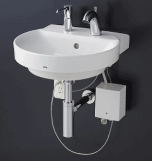 壁掛洗面器ベッセル式洗面器セット一式(洗面器･水栓･水石けん入れセット)(パブリック向け)