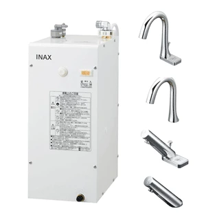 LIXIL(リクシル) 自動水栓一体型 据置コンパクト 適温出湯オートウィークリータイマータイプ･適温出湯タイプ 6L 小型電気温水器(パブリック向け)