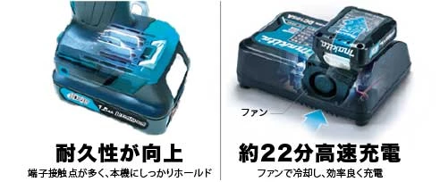 HS301DSH_耐久性・高速充電