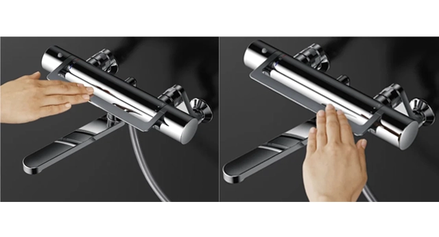 [TBV03416J]　TOTO 壁付サーモスタット混合水栓　壁付けタイプ TBV03416J 通販(卸価格)|TOTO 壁付サーモスタット混合水栓ならプロ