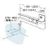 アラウーノ専用手洗い カウンタータイプ XCH1JNZG 右設置