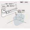 アラウーノ専用手洗い カウンタータイプ XCH1JNZG 左設置