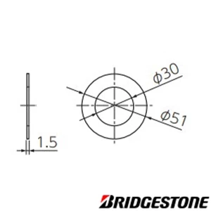 GP13J6 丸座用パッキン