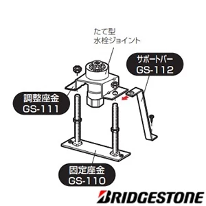 GS-22B-1NO たて型水栓ジョイントボックス