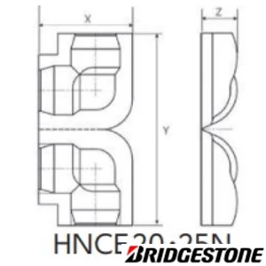 HNCE20N コネクター継手用保温材 エルボ用　