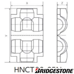 HNCT20N コネクター継手用保温材 チーズ用　