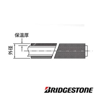 PL10JHB10 ポリブテンパイプ 保温厚10mm ブルー