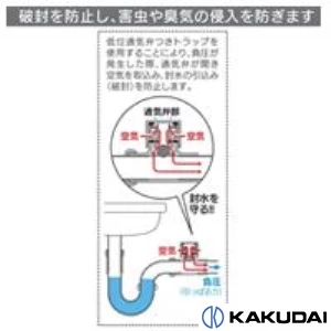 043-700 低位通気弁つきキセル管 25