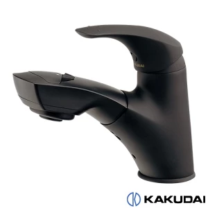 184-002K-D シングルレバー引出し混合栓 マットブラック