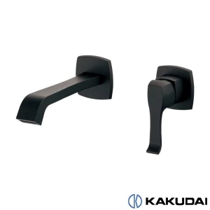 193-002-D 壁付シングルレバー混合栓 マットブラック