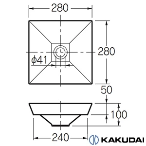 493-274-W 角型手洗器