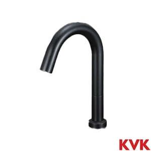 E1700DL2M5 KVK センサー水栓 電池式 マットブラック ロング
