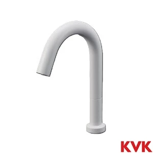 E1700L2M4 KVK センサー水栓 AC100V仕様 マットホワイト ロング