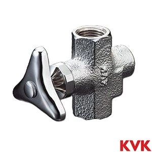 K102 KVK B形鉄管用短胴甲止水栓 ストレーナ内蔵