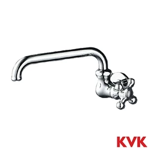K10C KVK 横形自在水栓 レトロピアンハンドル付