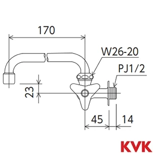 K10F KVK 泡沫横形自在水栓