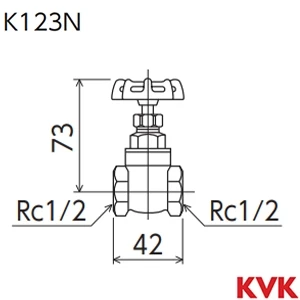 K123N KVK ゲートバルブ13