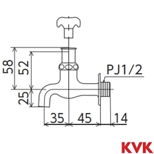K1Q KVK キー式横水栓