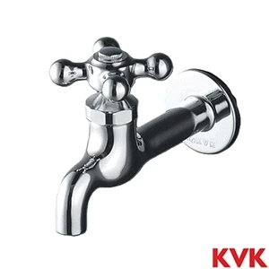 K2C KVK 胴長横水栓 レトロピアンハンドル付