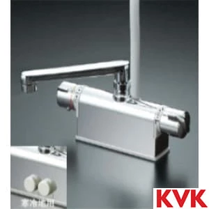 KF771YTR3 通販(卸価格)|KVK デッキ形サーモスタット式シャワー300