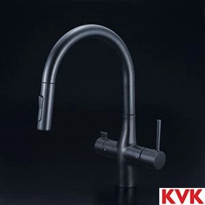 KM6081VECM5 ビルトイン浄水器用シングルシャワー付混合栓(eレバー)