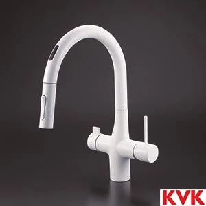 KM6091DECM4 ビルトイン浄水器用シングルシャワー付混合栓(センサー付 eレバー)