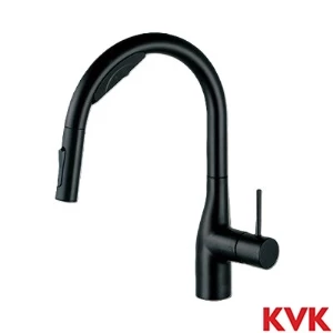 KM6092ECM5 ビルトイン浄水器用シングルシャワー付混合栓 Wセンサー付 eレバー マットブラック