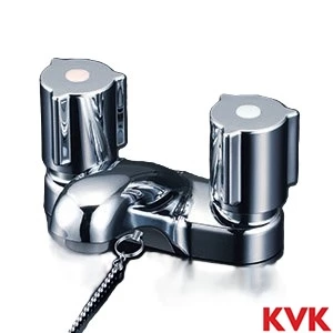 KM66HPGBN 2ハンドル混合栓 ポップアップ式