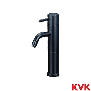 KM7051LM5 シングル混合栓 ロングボディ マットブラック