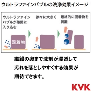 KU260KB KVK 洗濯機用水栓 ウルトラファインバブル付