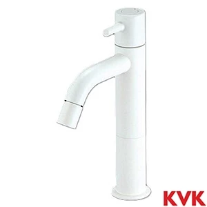 LFK612X-110M4 KVK 立水栓 単水栓 ロングボディ　マットホワイト