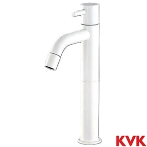 LFK612X-112M4 KVK 立水栓 単水栓 ロングボディ　マットホワイト