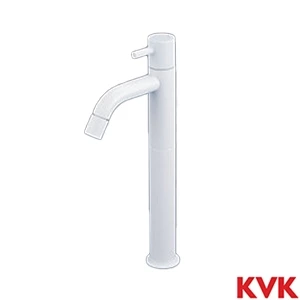 LFK612X-187M4 KVK 立水栓 単水栓 ロングボディ　マットホワイト