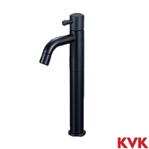 LFK612X-187M5 KVK 立水栓 単水栓 ロングボディ　マットブラック