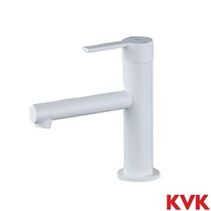 MSL190DEM4 KVK シングル混合栓 マットホワイト