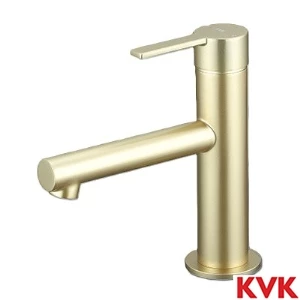 MSL190DESG KVK シングル混合栓 サテンゴールド