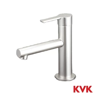 MSL190DETS KVK シングル混合栓 チタニウムシルバー