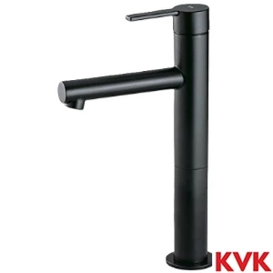 MSL190DLEM5 KVK シングル混合栓 ロングボディ マットブラック