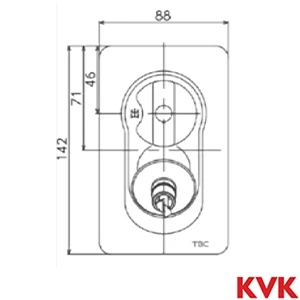 SC1100N KVK 水栓コンセント 緊急止水機能付 逆止弁なし