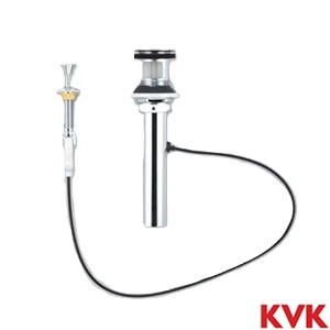 VR494-005 KVK 排水栓 ポップアップワイヤー式