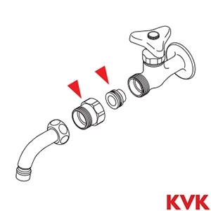 Z411392SY KVK 逆止弁付ジョイント