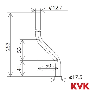 ZK30-245 KVK ヘリューズパイプ